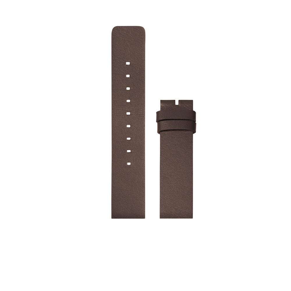 Leff Amsterdam LT72092-XL Tube Watch D42 : Strap Brown Leather Extra Long